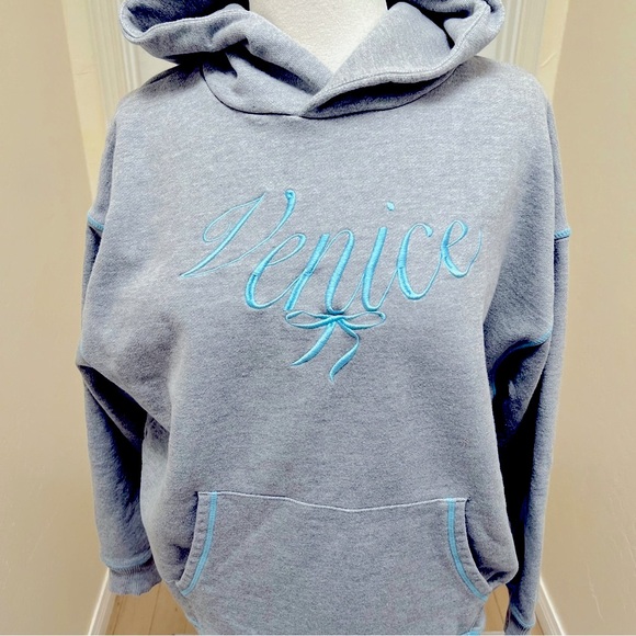 Frankies Bikinis Venice Hoodie Sweatshirt One Size